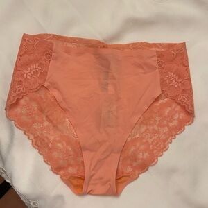 Soma Orange Lace Trim Panties